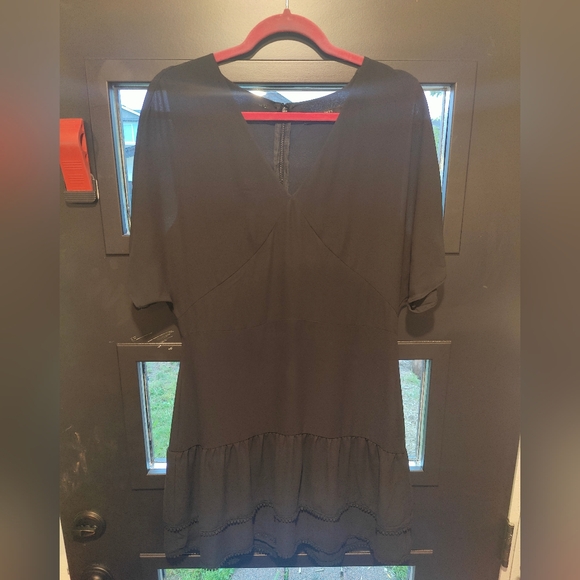 All Saints US sz6 black mini dress - Picture 2 of 11